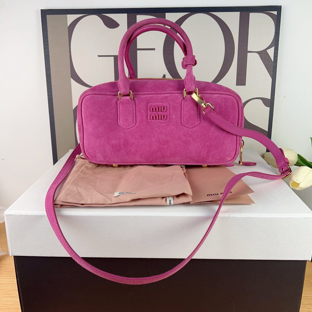 Miu Miu Alcantara Pink