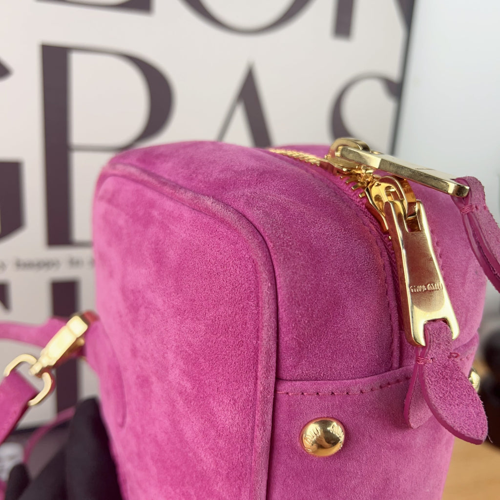 Miu Miu Alcantara Pink