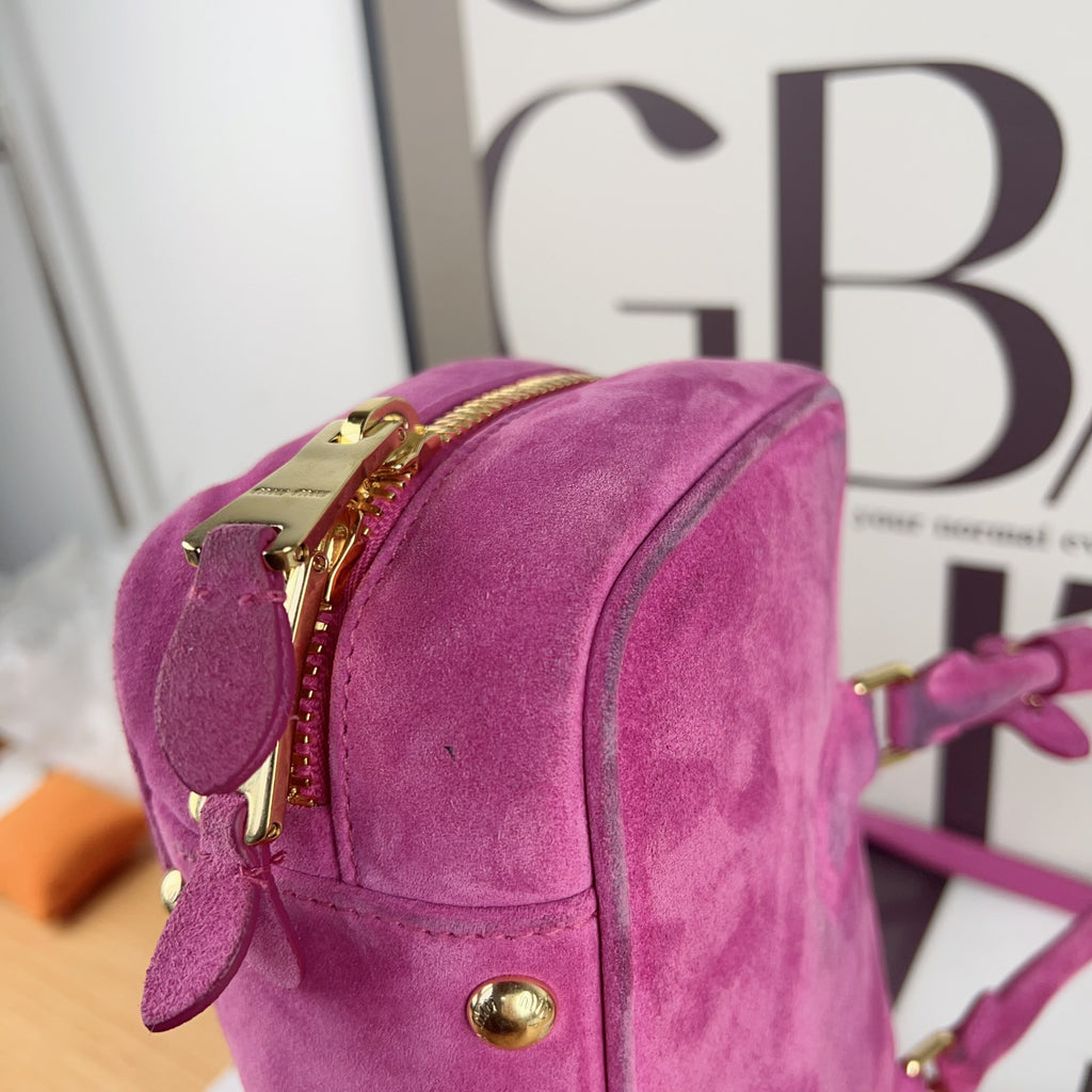Miu Miu Alcantara Pink