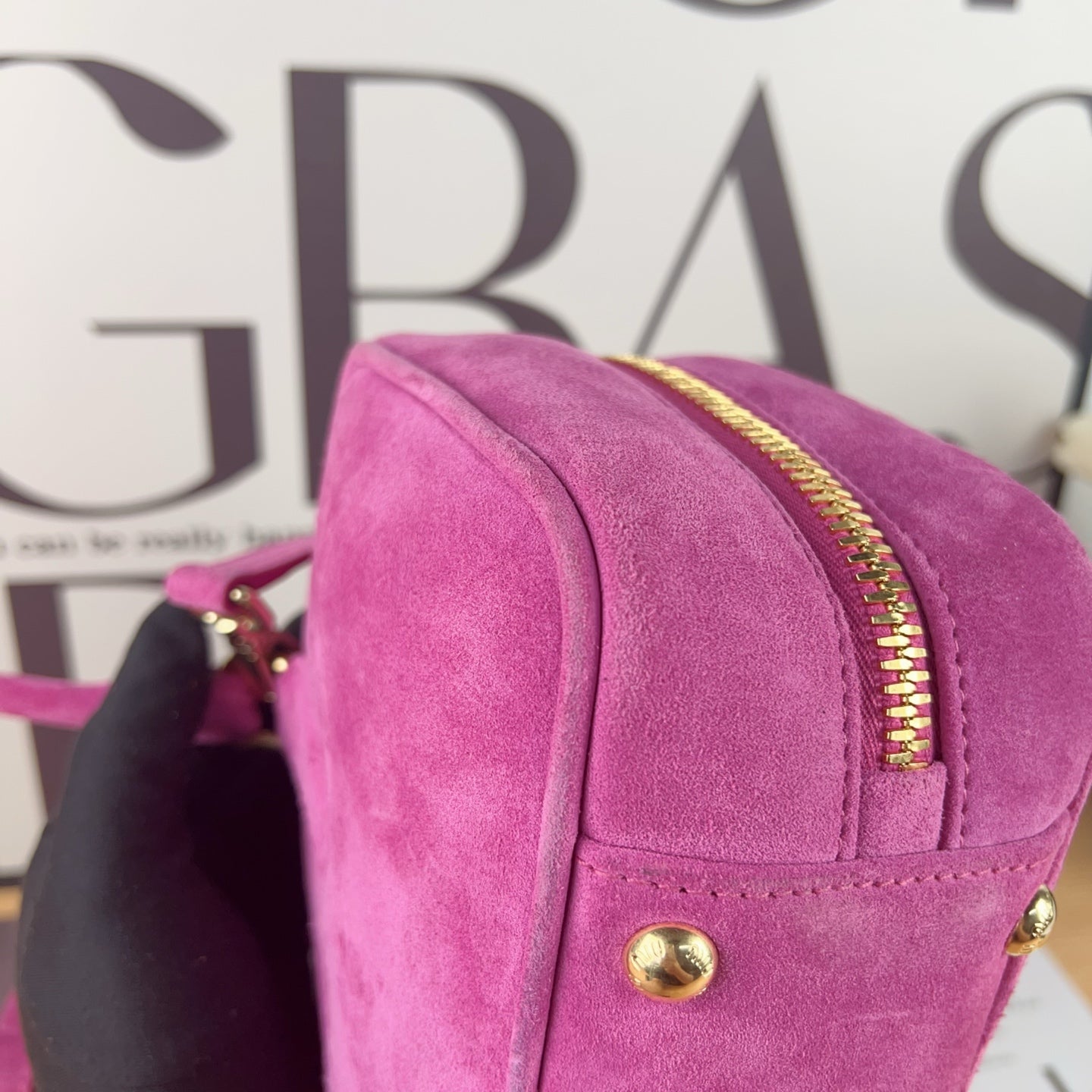 Miu Miu Alcantara Pink