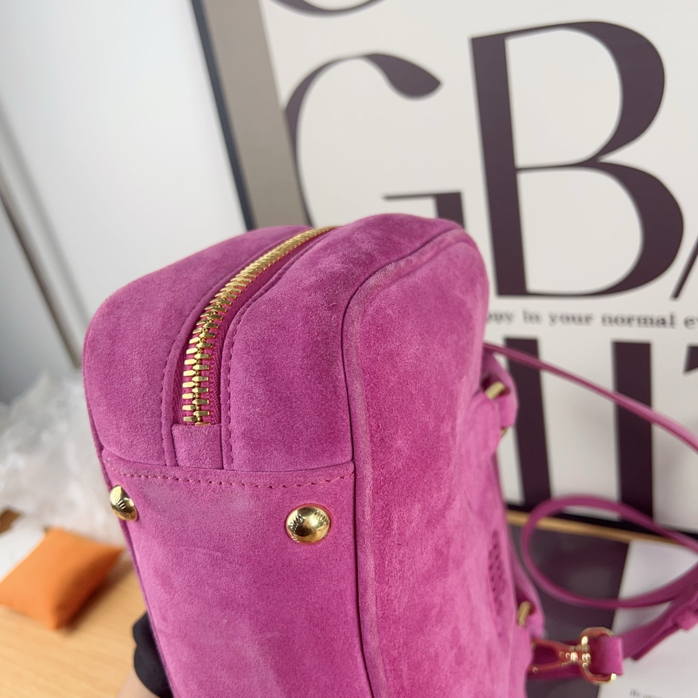 Miu Miu Alcantara Pink