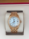 Longines White Automatic (self-winding) watch