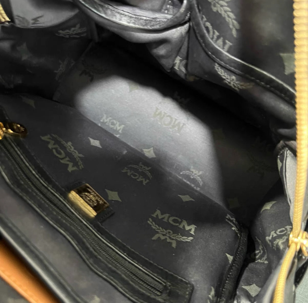 MCM Faux leather Backpack MMKBAVE04BK001