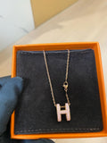 Hermes POP H Series Rose gold 1.6×1.2cm H147991FO85