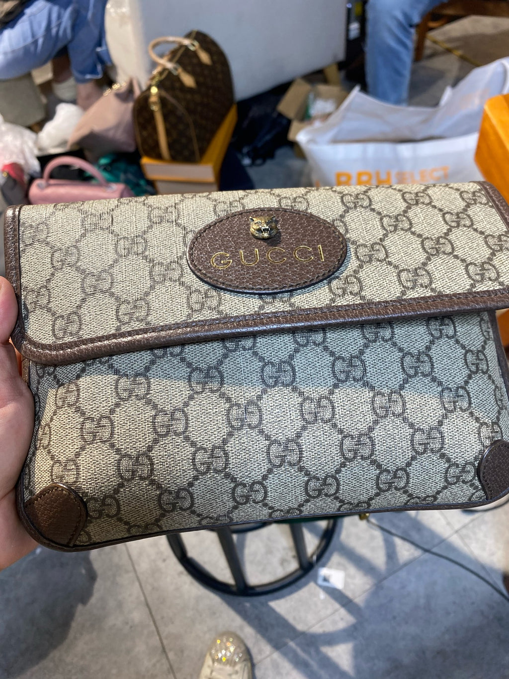 Gucci Canvas Beige Belt Bag & Fanny Pack 24*17*4 4939309C2VT8745