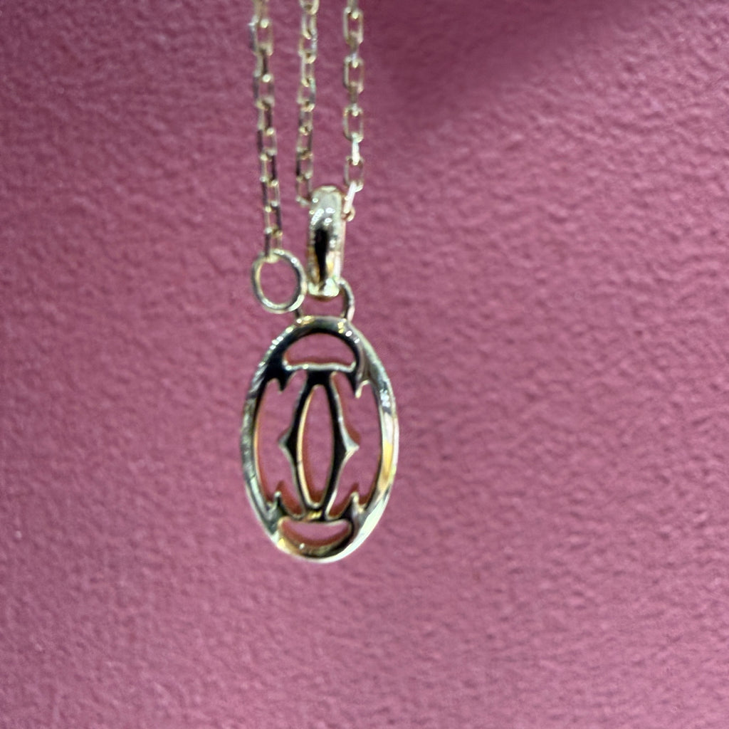 Cartier Logo necklace Rose gold Necklace B7219200
