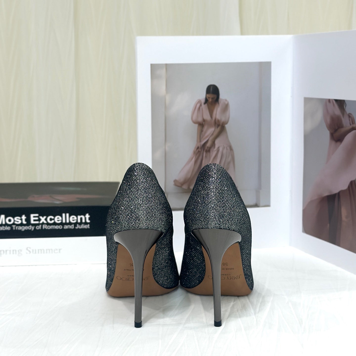 Jimmy Choo Silver High heels 38.5