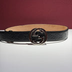 Gucci Black Belt