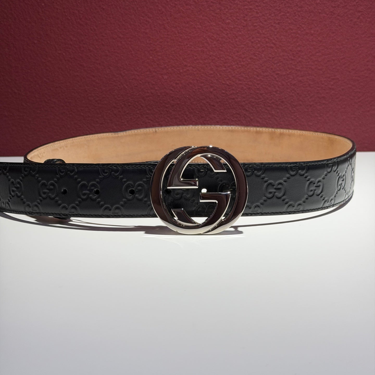 Gucci Black Belt