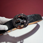 Gucci Black Belt