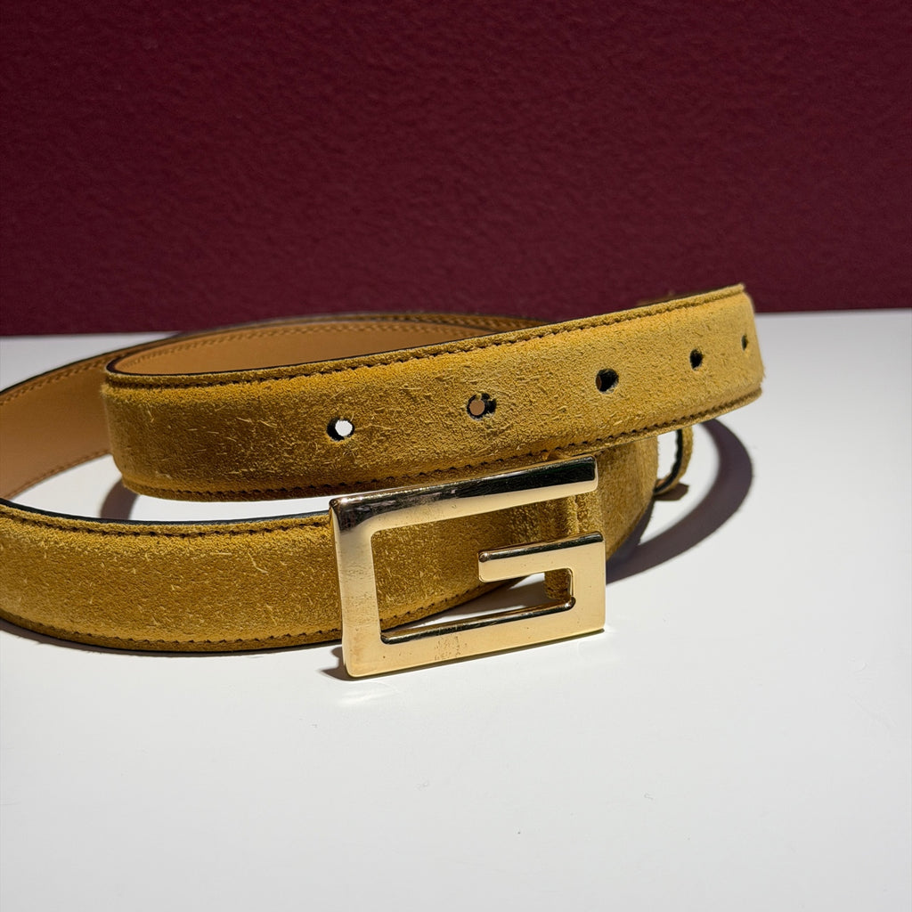 Gucci Yellow Belt