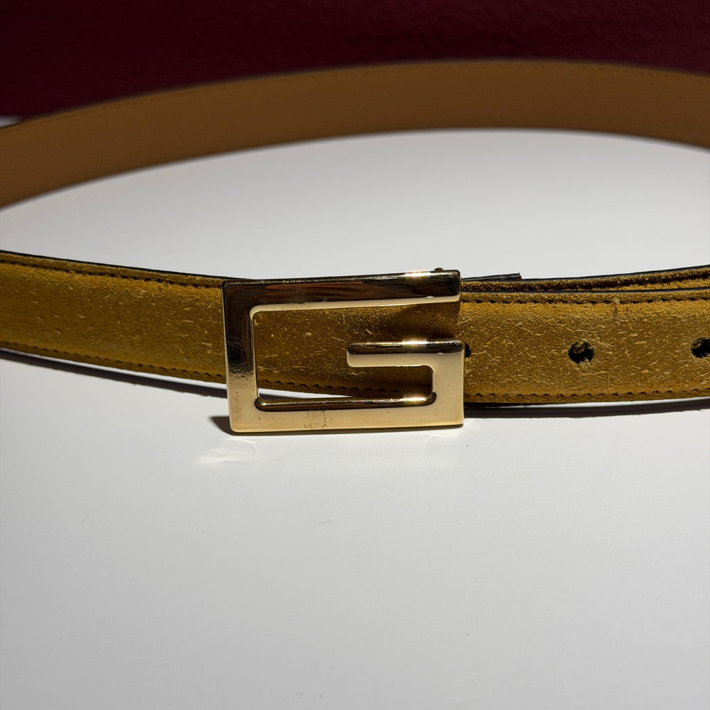 Gucci Yellow Belt