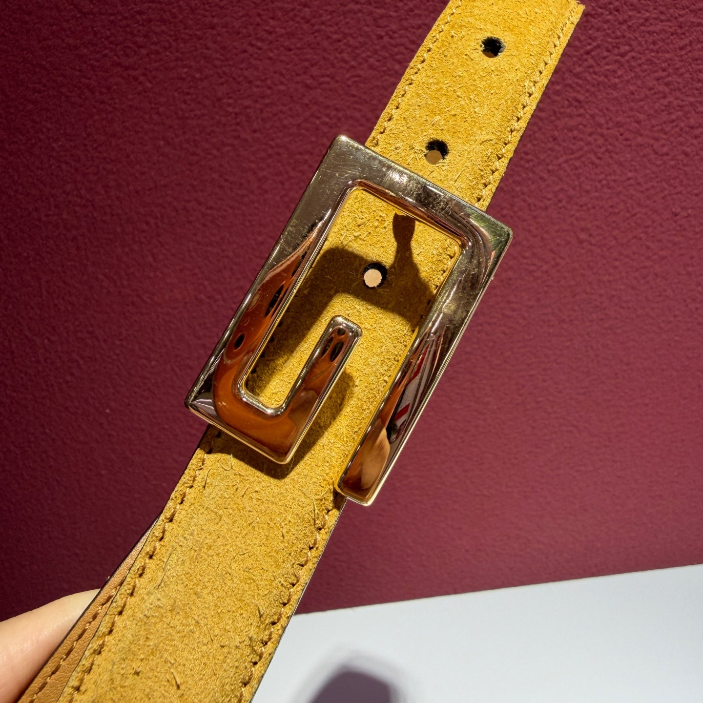 Gucci Yellow Belt