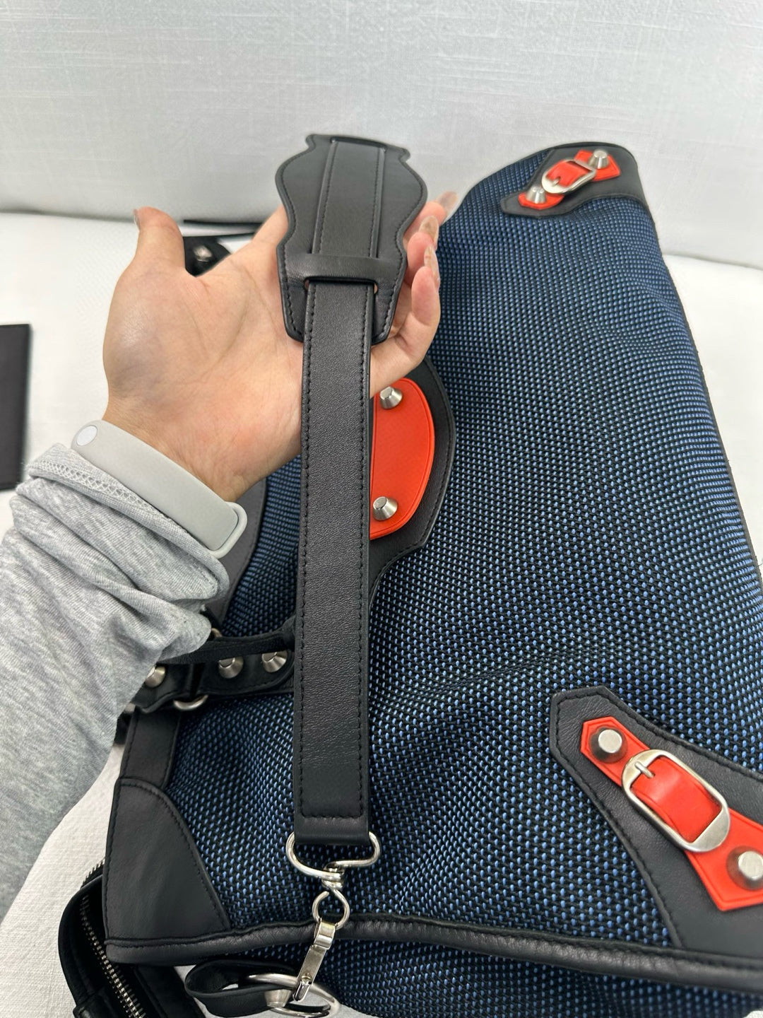 Balenciaga Blue Crossbody