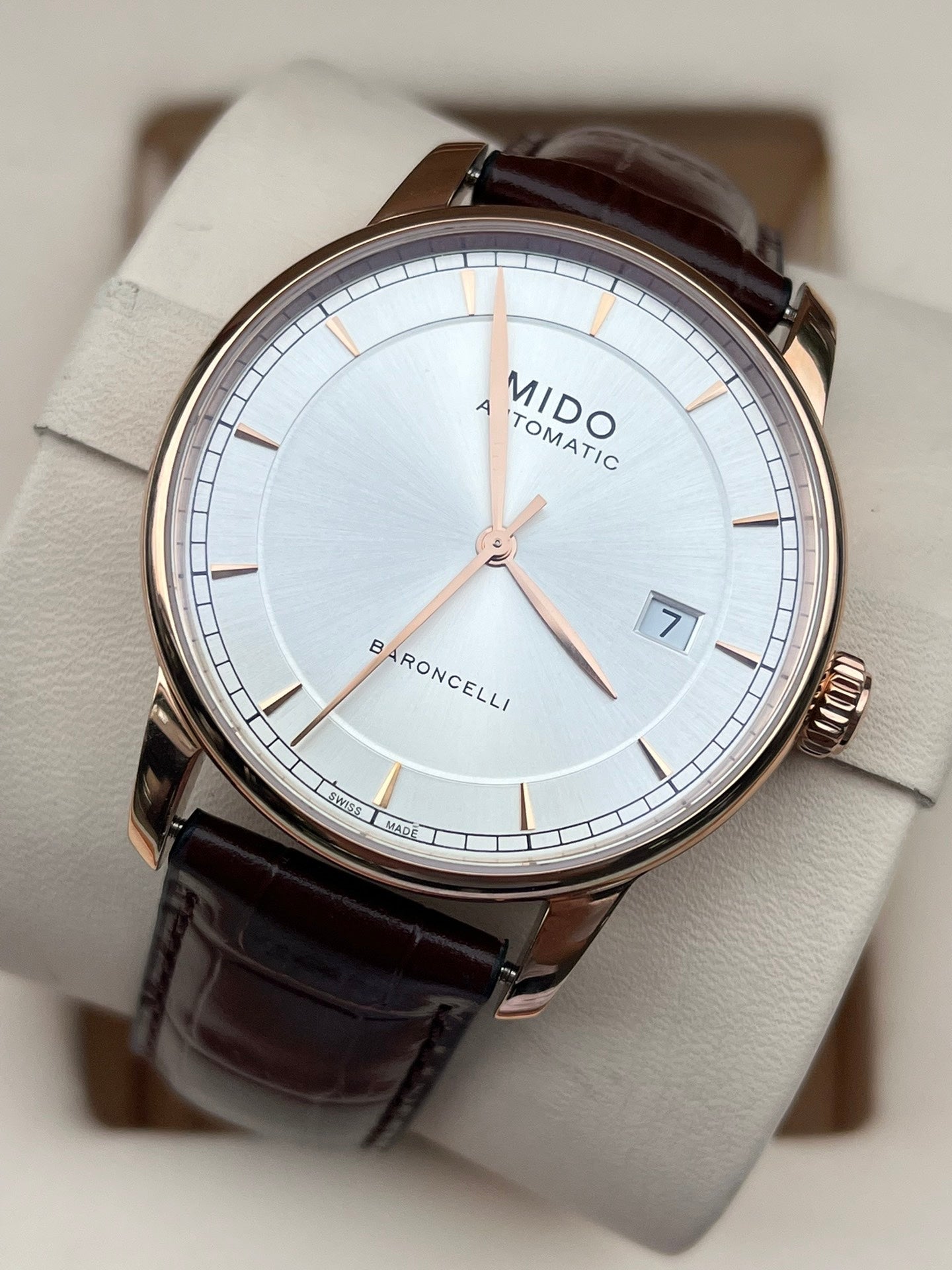 Mido Berenice Rose gold Automatic (self-winding) watch 38 millimeters M8600.3.10.4