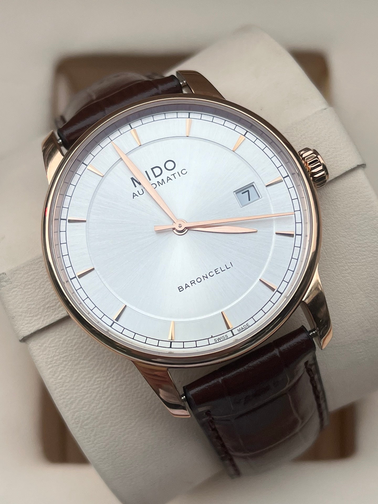 Mido Berenice Rose gold Automatic (self-winding) watch 38 millimeters M8600.3.10.4