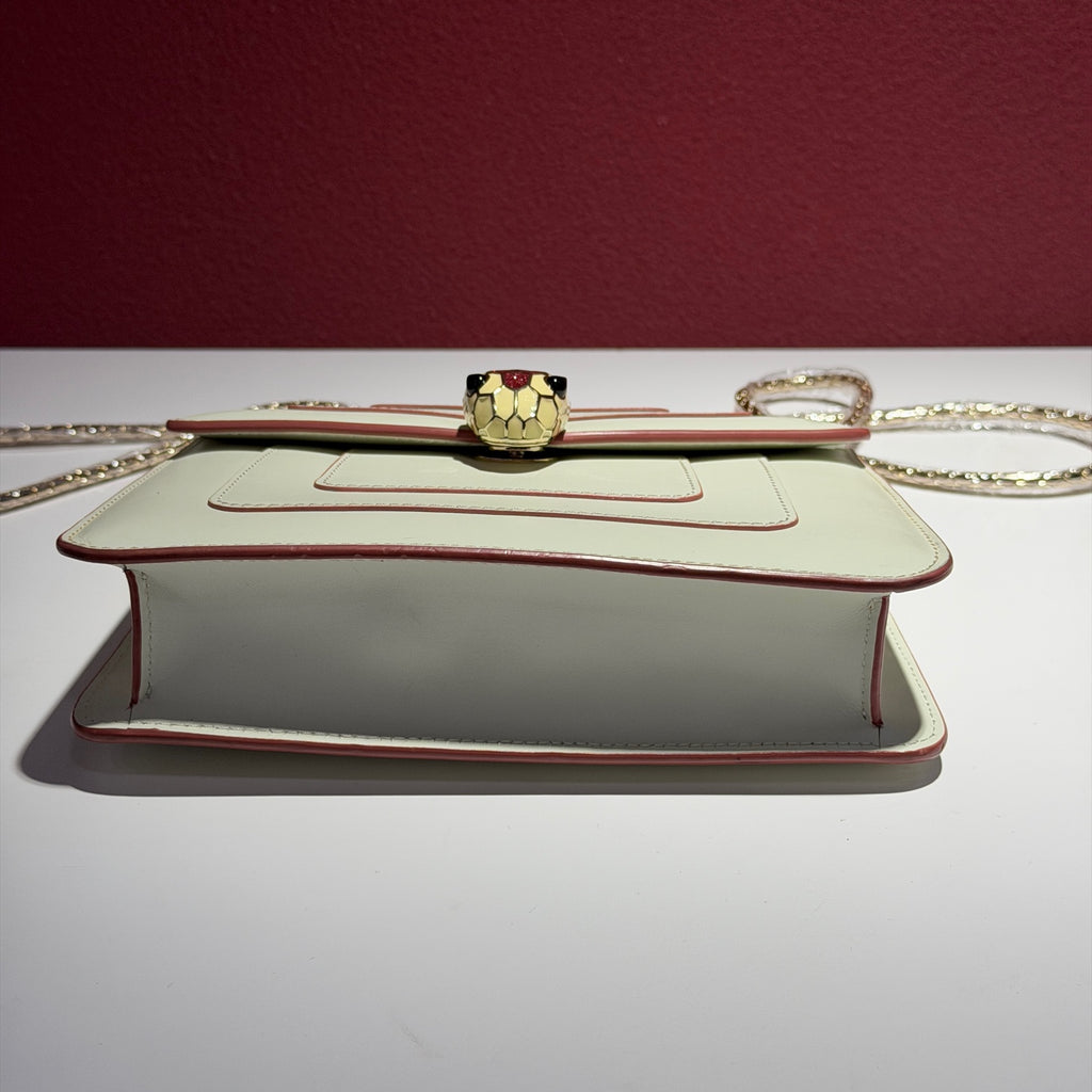 Bvlgari White Shoulder Bag