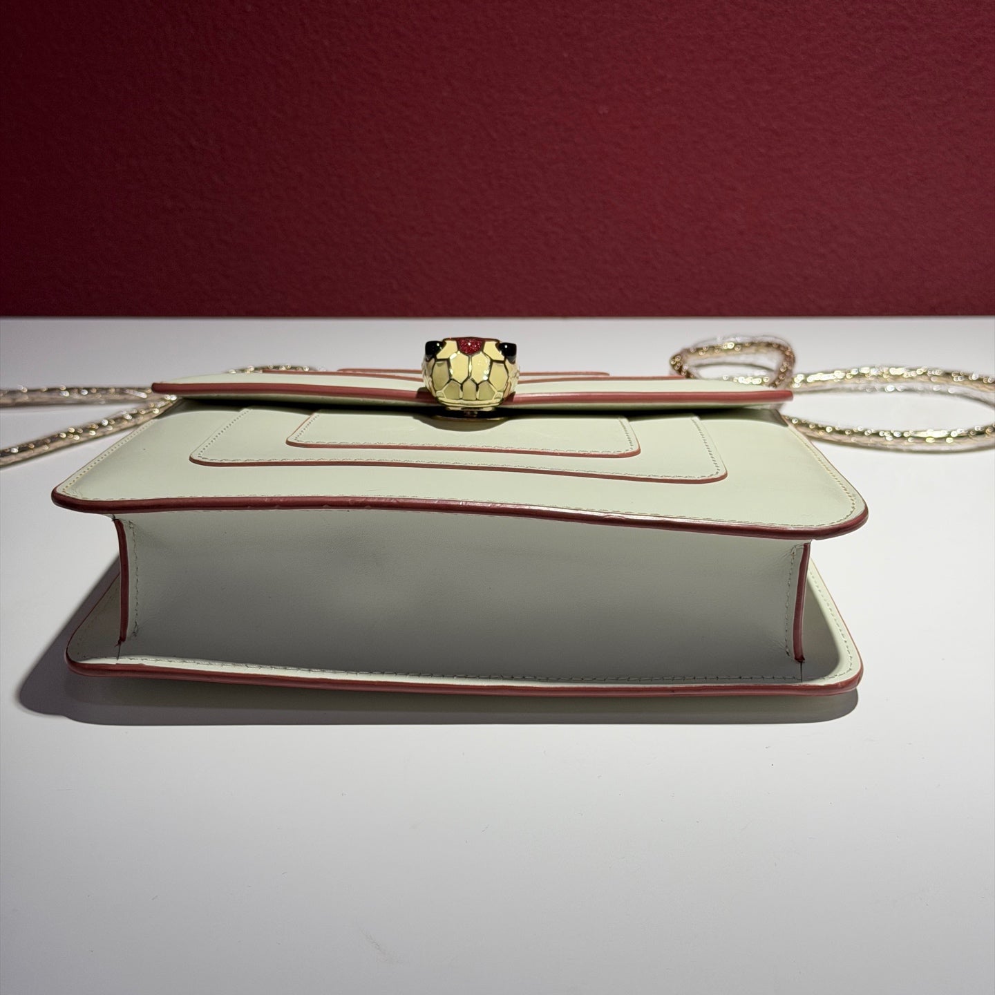 Bvlgari White Shoulder Bag