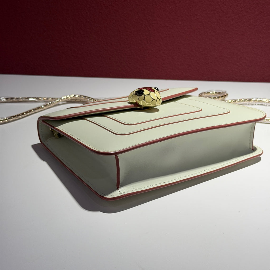 Bvlgari White Shoulder Bag