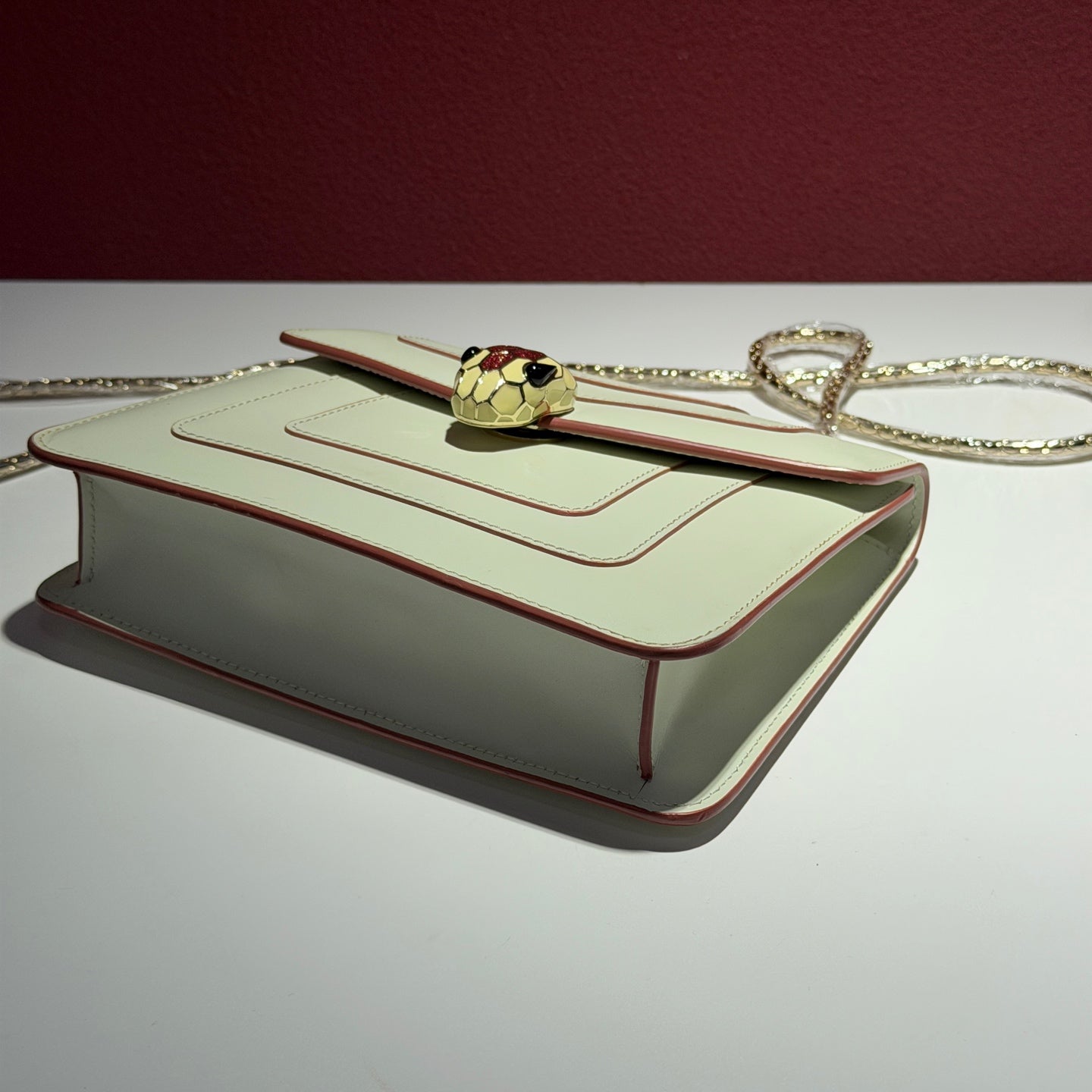 Bvlgari White Shoulder Bag