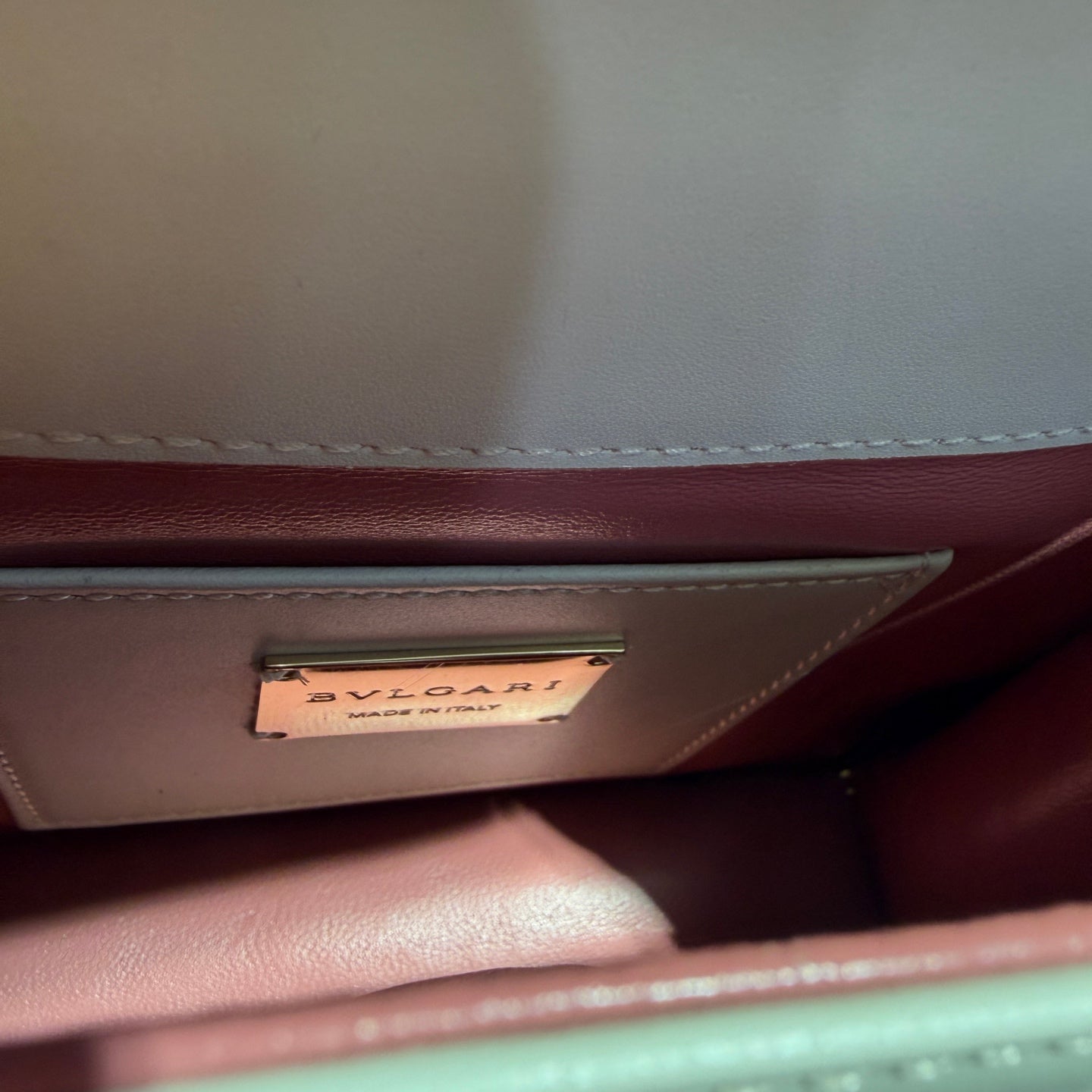 Bvlgari White Shoulder Bag