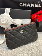Chanel Classic Small Zipped Pouch Black AP4020Y33352C3906