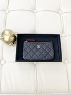 Chanel Classic Small Zipped Pouch Black AP4020Y33352C3906