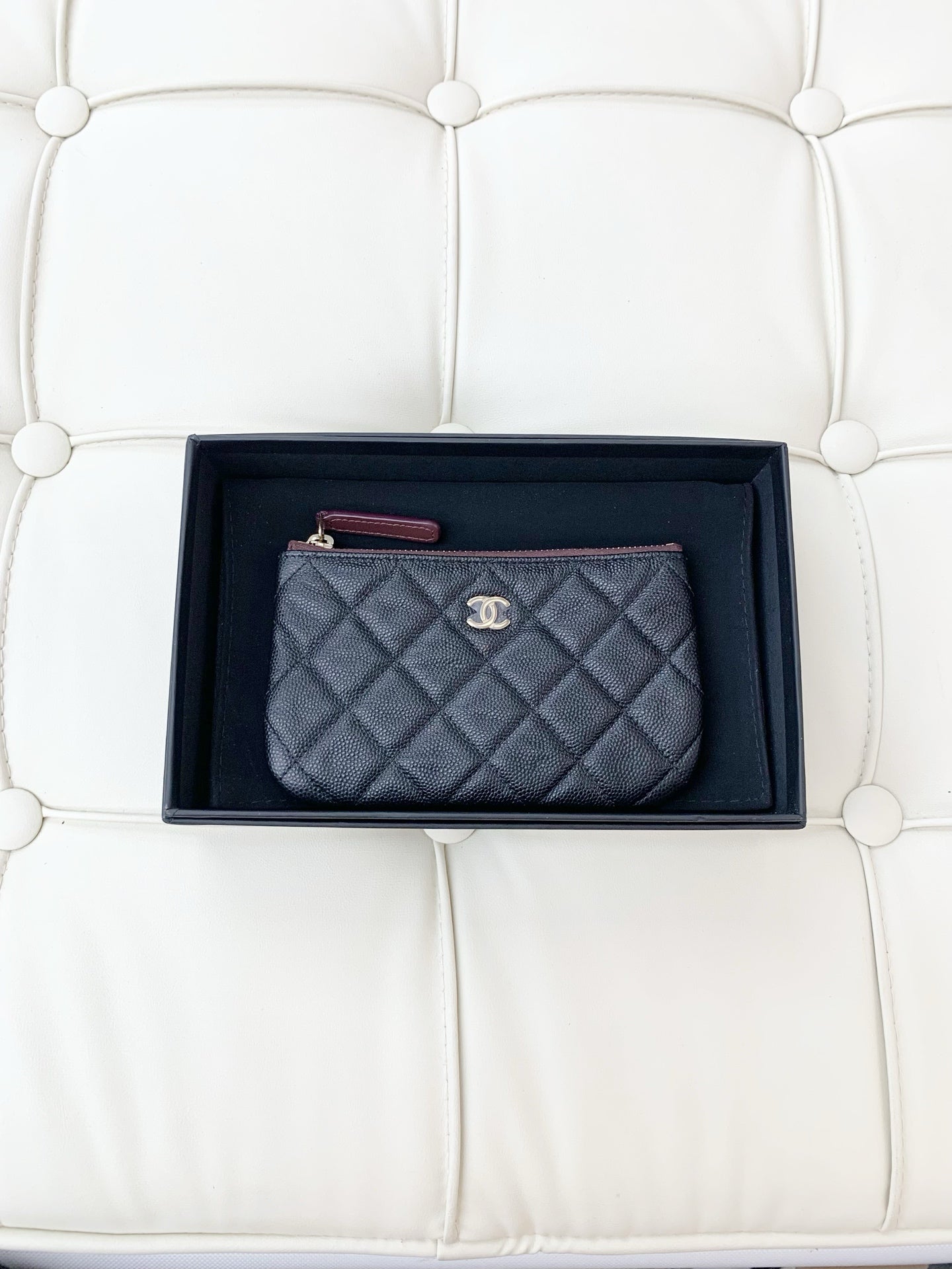 Chanel Classic Small Zipped Pouch Black AP4020Y33352C3906