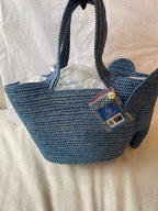 Loewe Paula's Ibiza Blue Shoulder Bag A223T37X08-8798