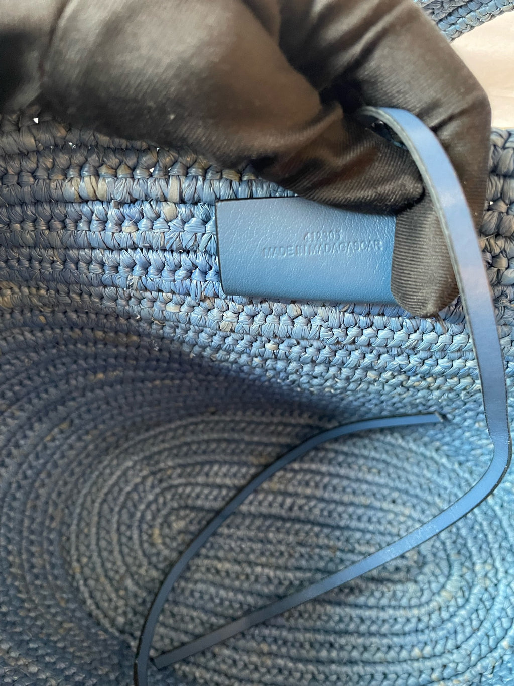 Loewe Paula's Ibiza Blue Shoulder Bag A223T37X08-8798