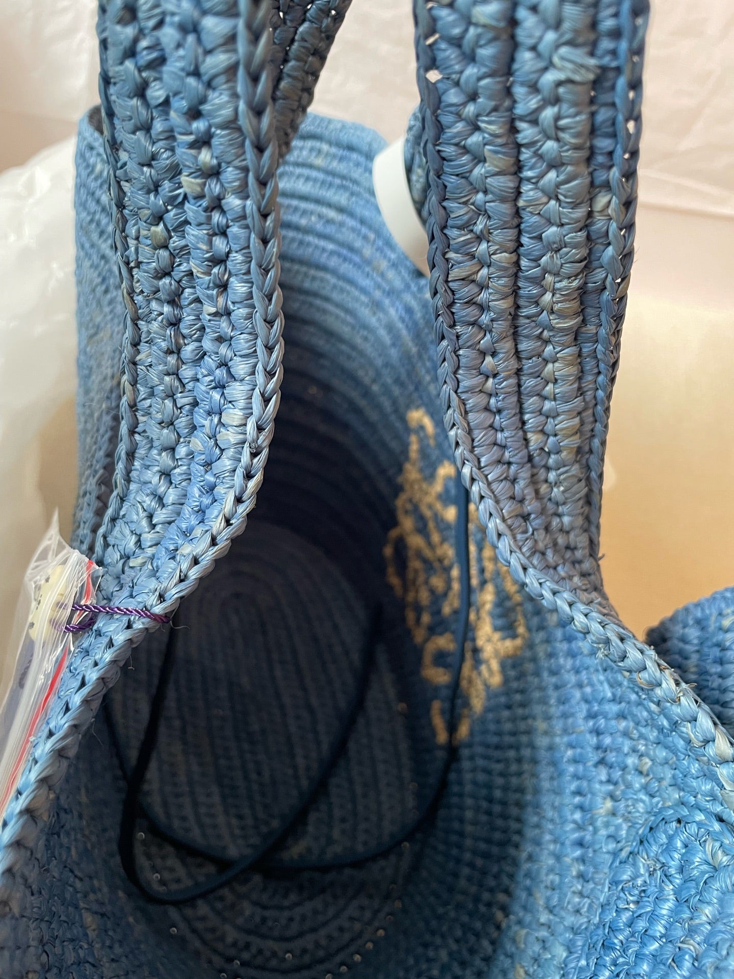 Loewe Paula's Ibiza Blue Shoulder Bag A223T37X08-8798