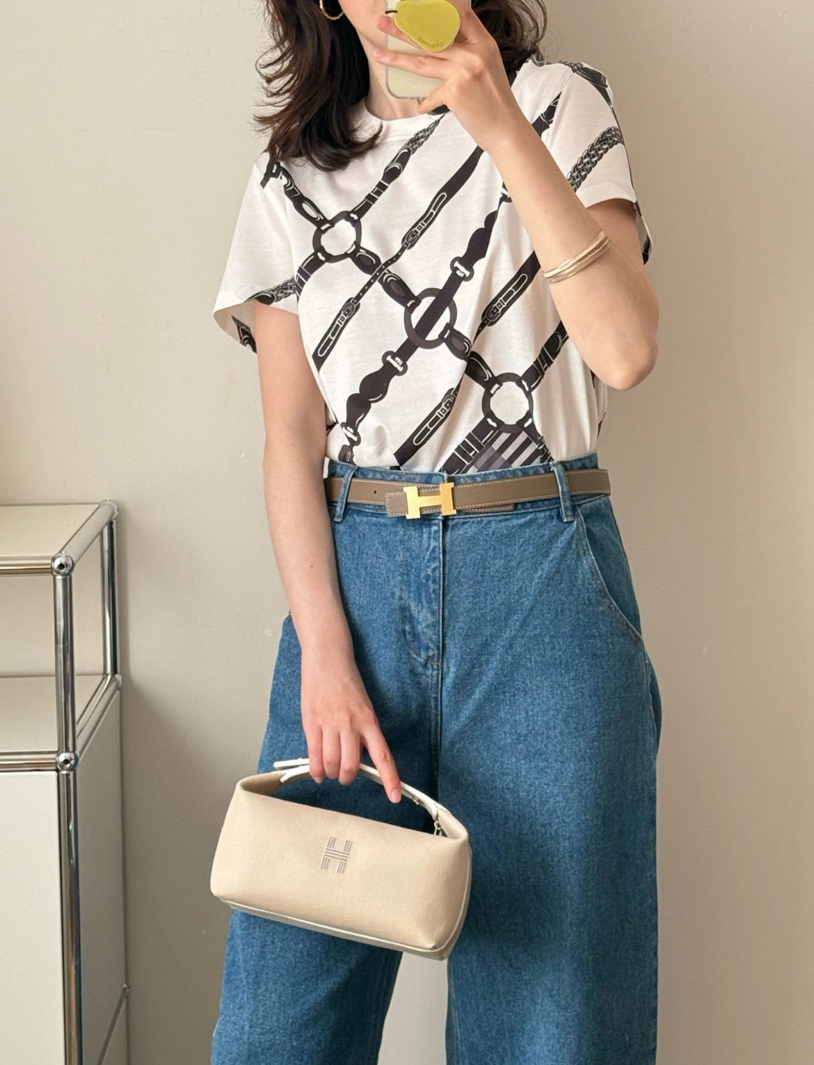 Hermes Rose gold Belt