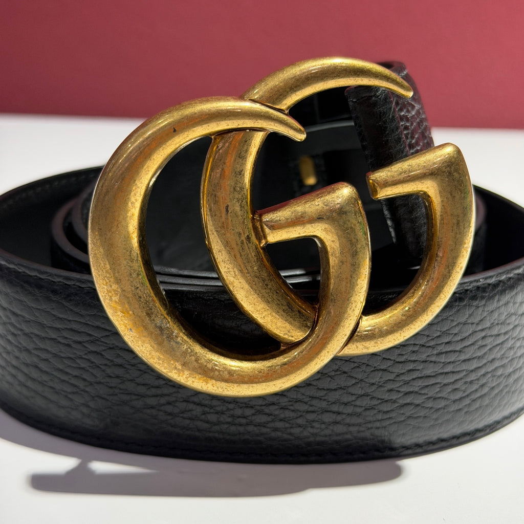 Gucci Leather Black Belt