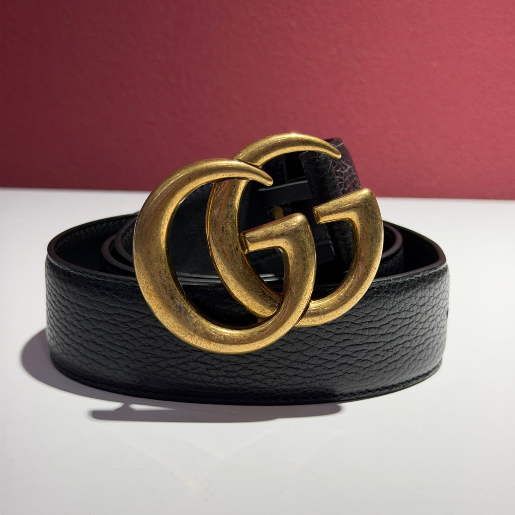 Gucci Leather Black Belt
