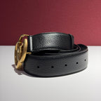 Gucci Leather Black Belt