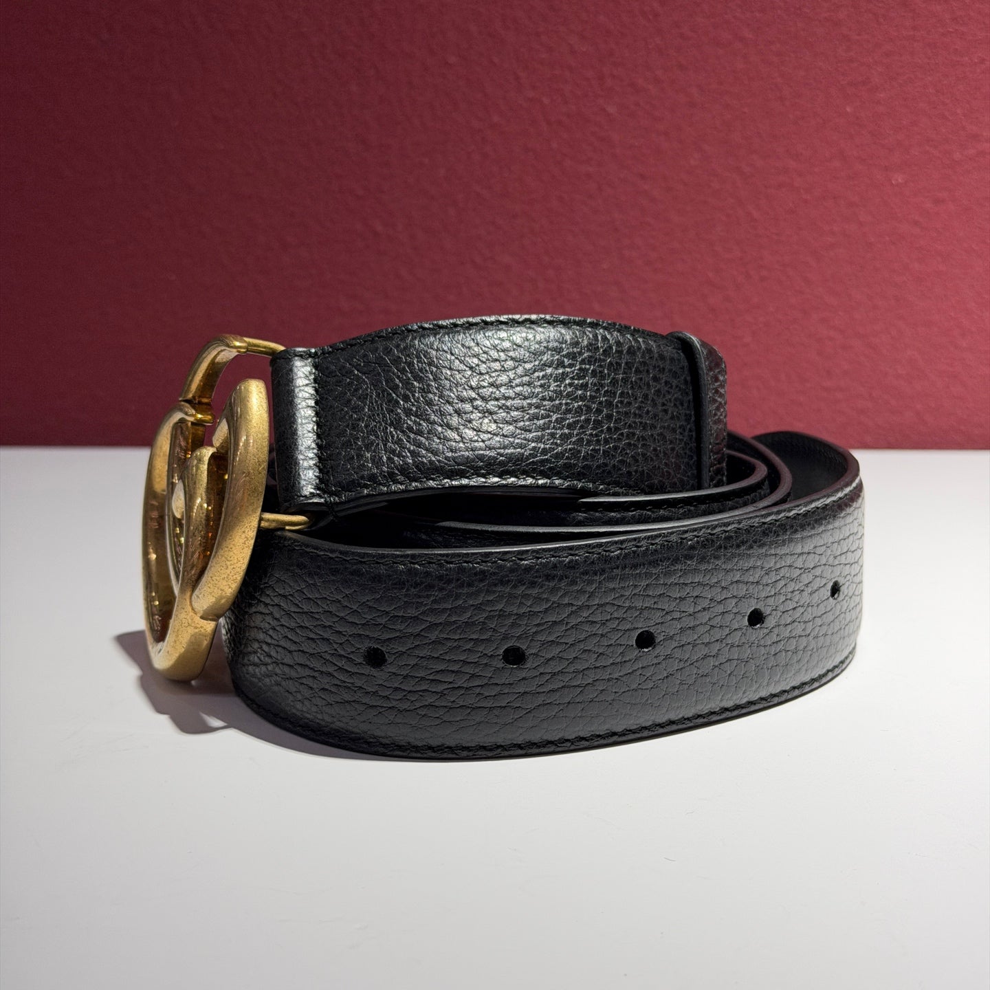 Gucci Leather Black Belt