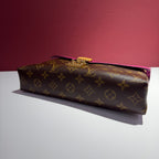 Louis Vuitton Leather Red Messenger Bag Length 27 cm x Width 4 cm x Height 17 cm M41635