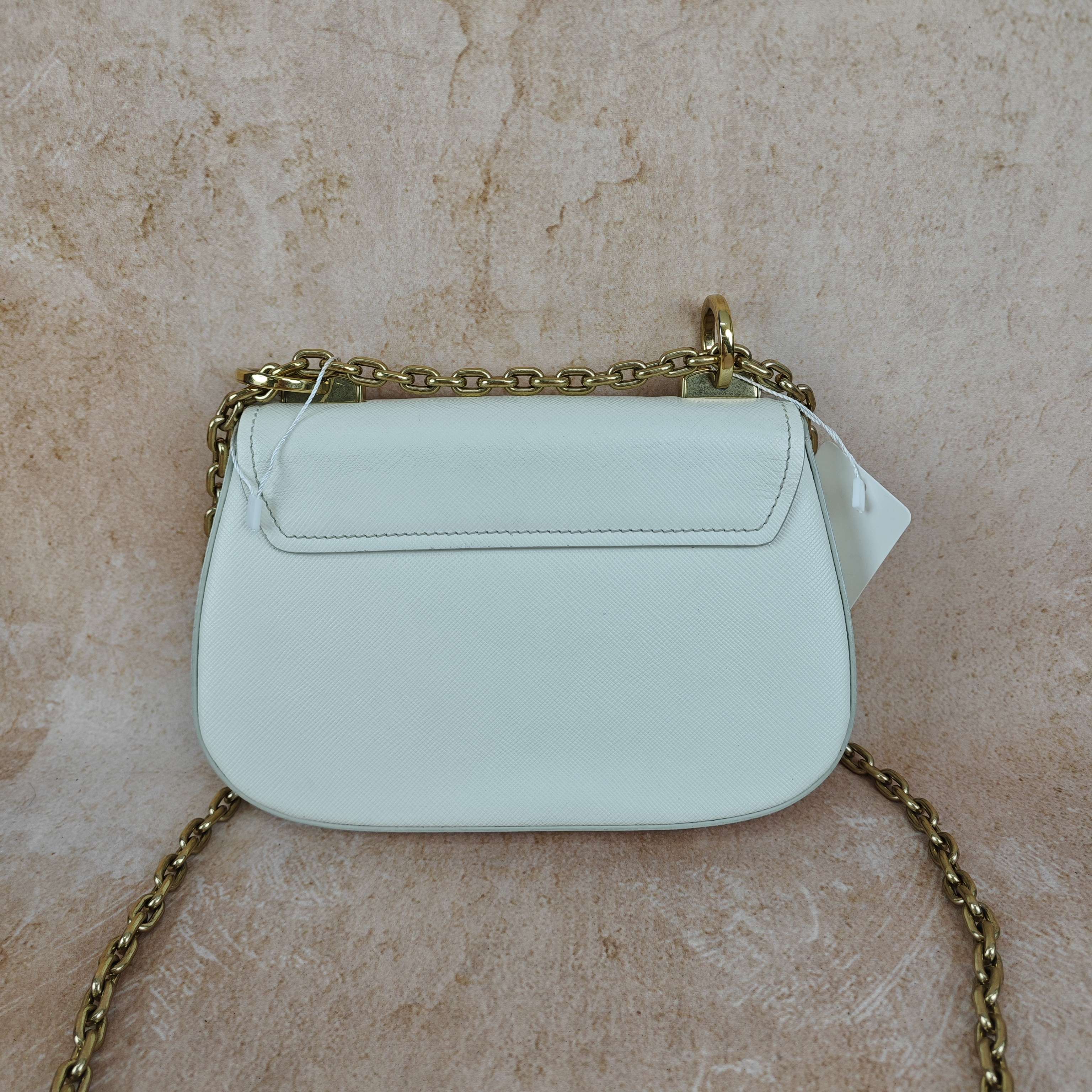 Prada Leather Beige Crossbody