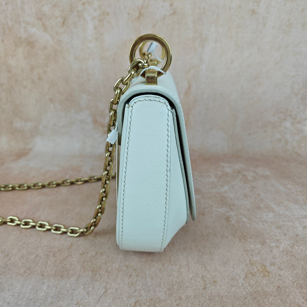 Prada Leather Beige Crossbody