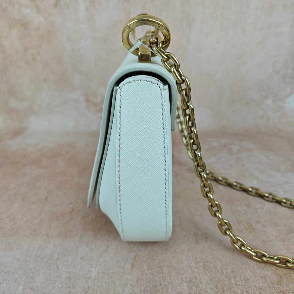 Prada Leather Beige Crossbody