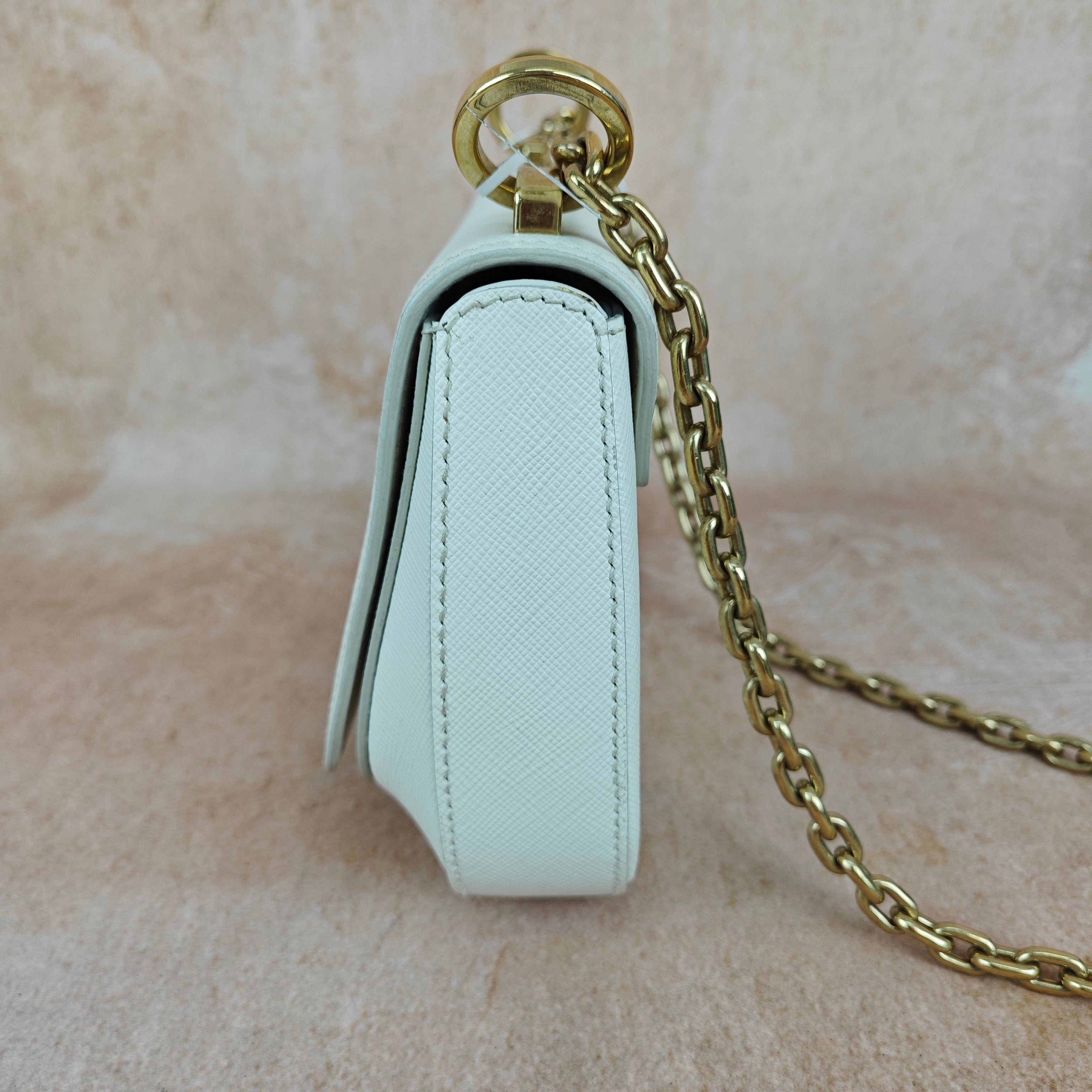 Prada Leather Beige Crossbody