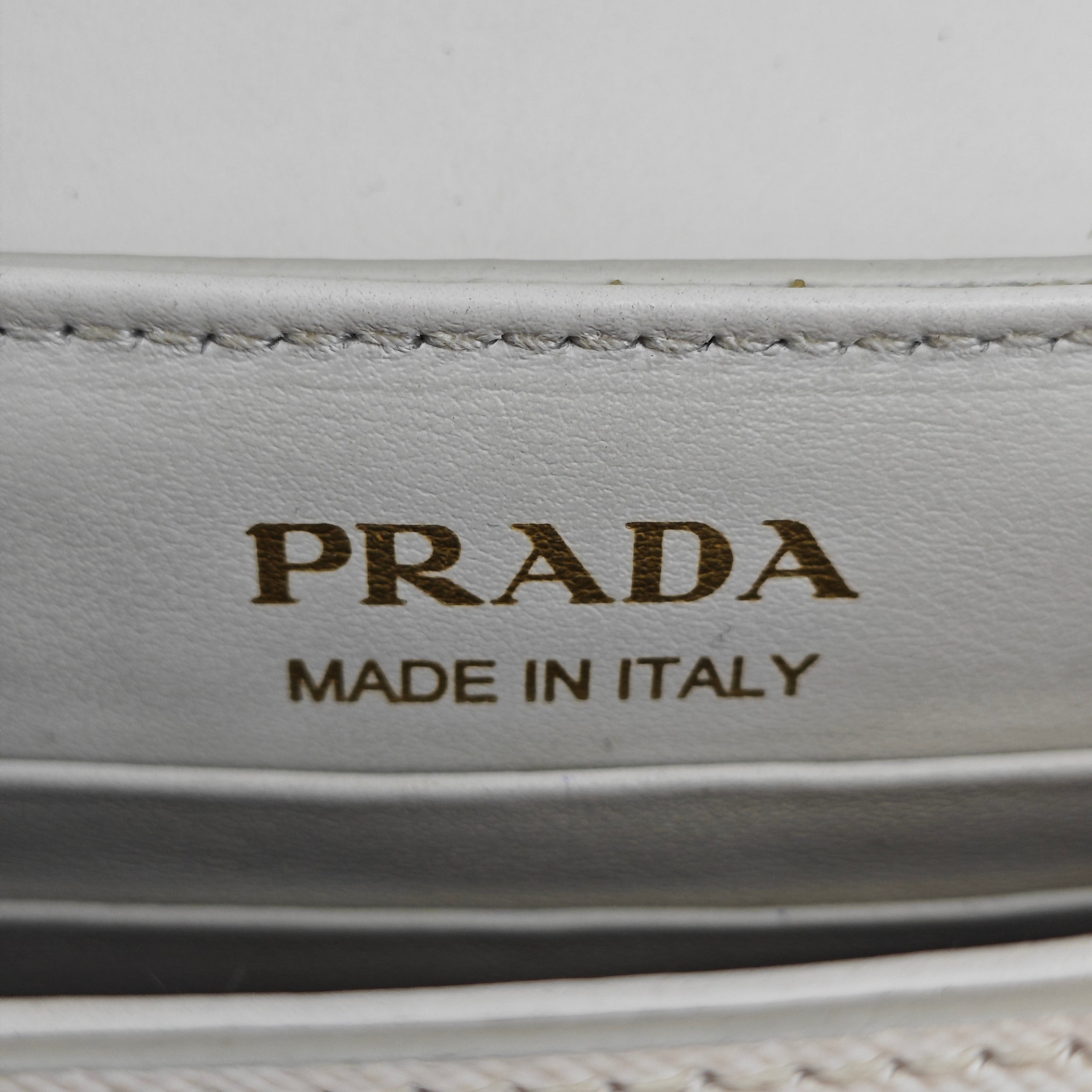 Prada Leather Beige Crossbody
