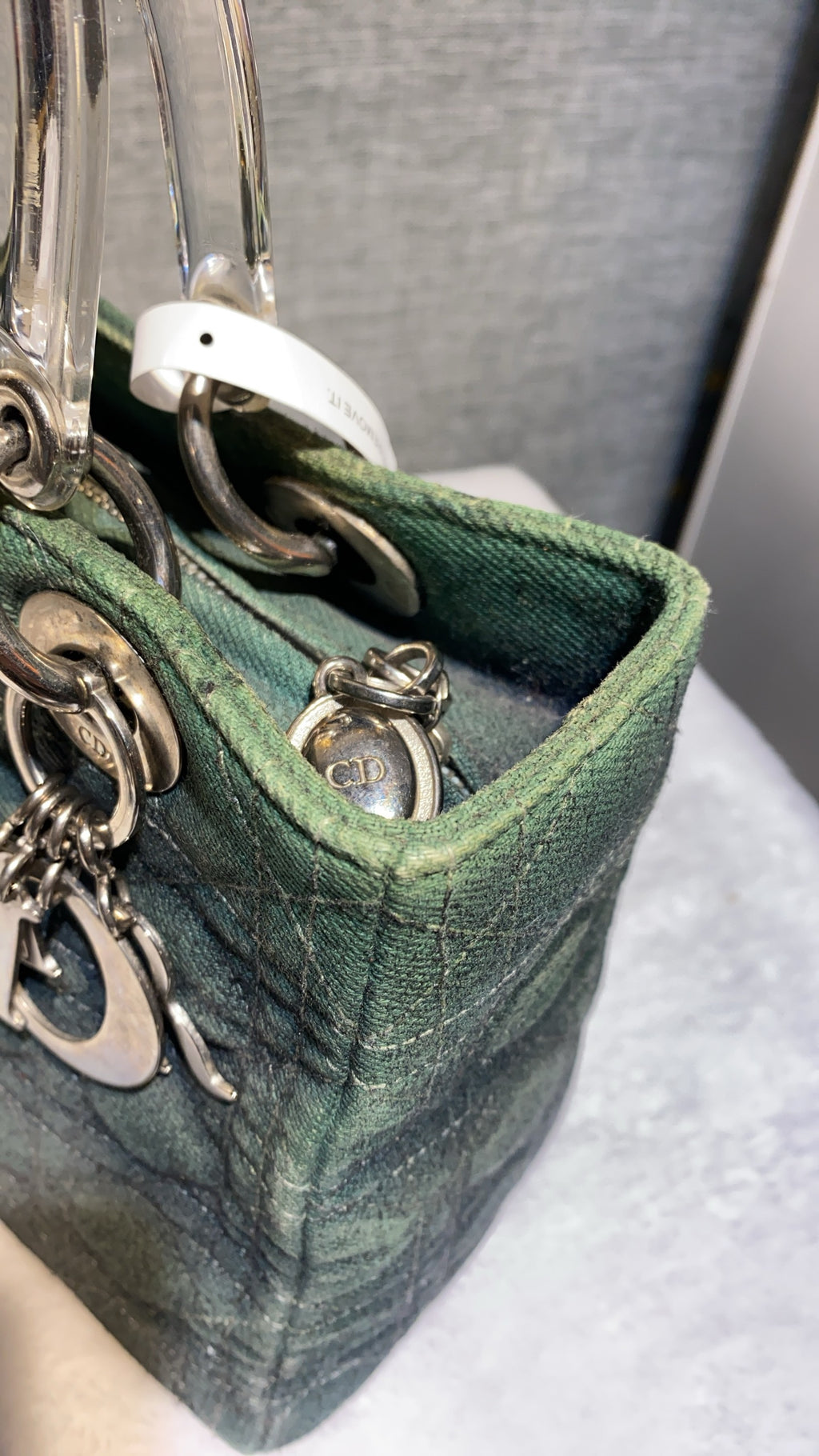 Dior Green Satchel