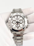 Rolex White Automatic (self-winding) watch