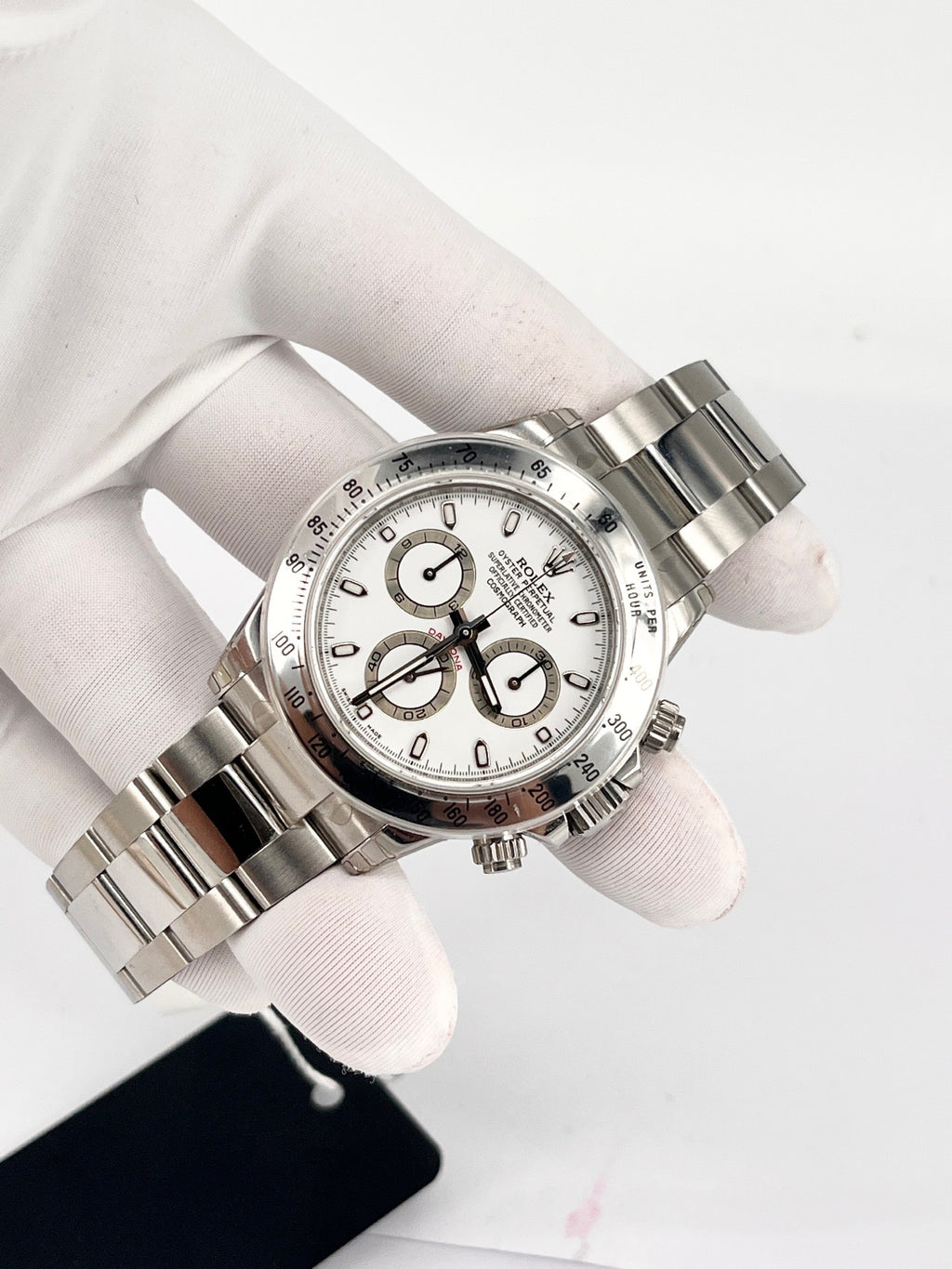 Rolex White Automatic (self-winding) watch