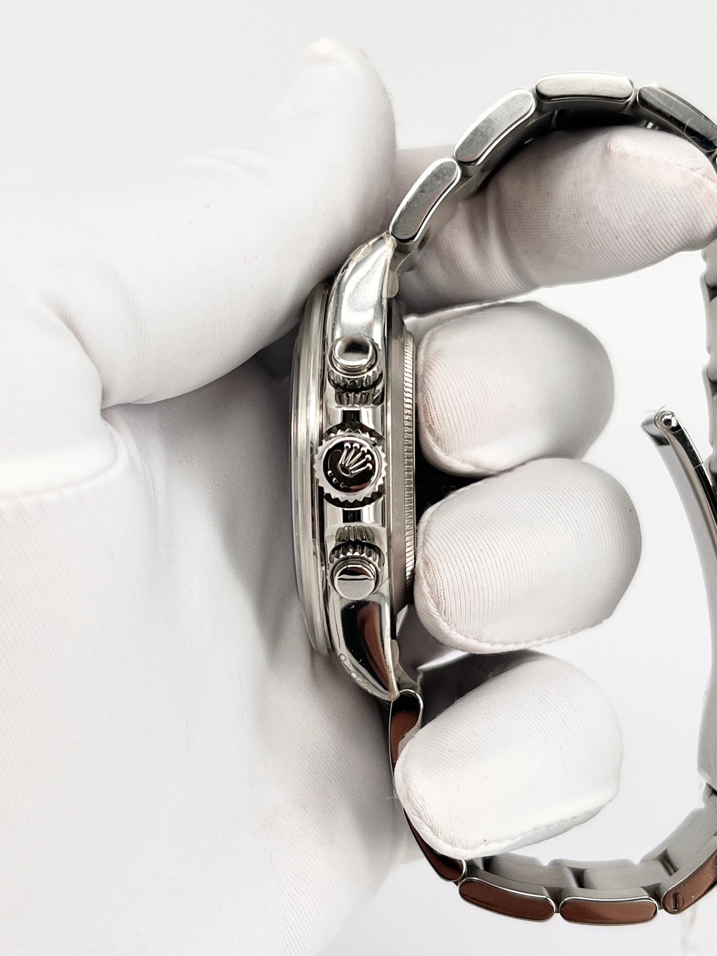 Rolex White Automatic (self-winding) watch