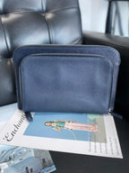 Prada Metal Blue Clutch