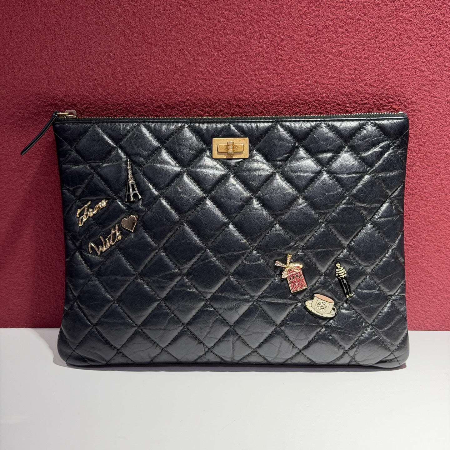 Chanel Black Clutch