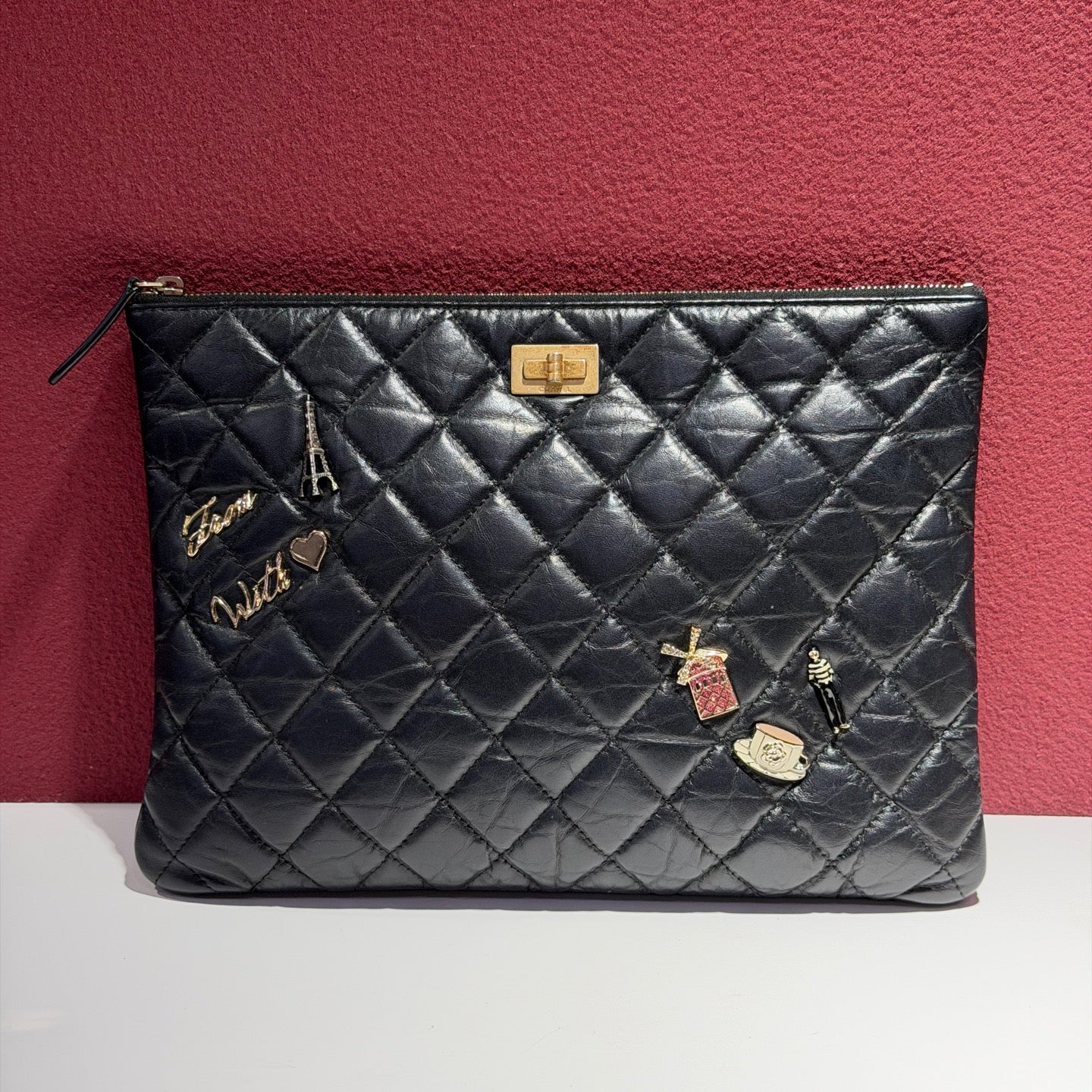 Chanel Black Clutch