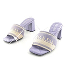 Dior Purple Flip flop